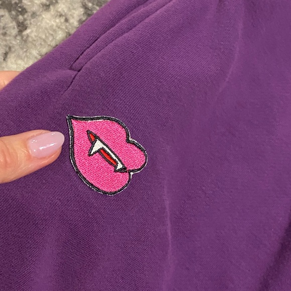 Natasha Zinko Purple Kids Sweatpants - Picture 2 of 4